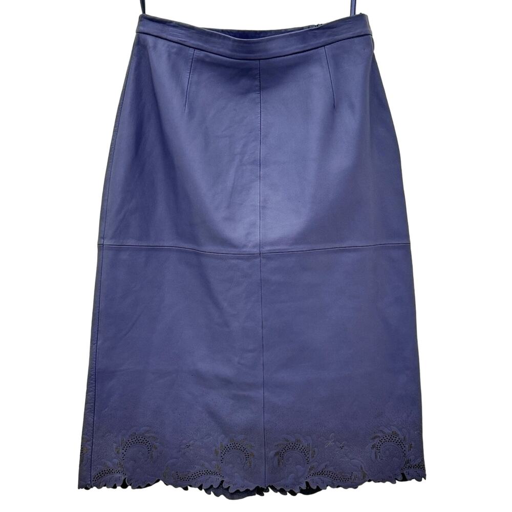 VTG Pamela McCoy leather skirt